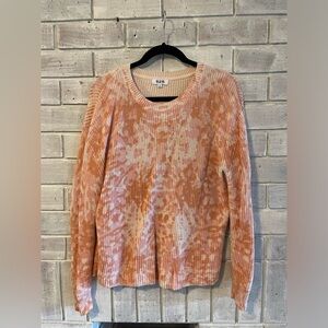 525 Orange and Pink Sweater